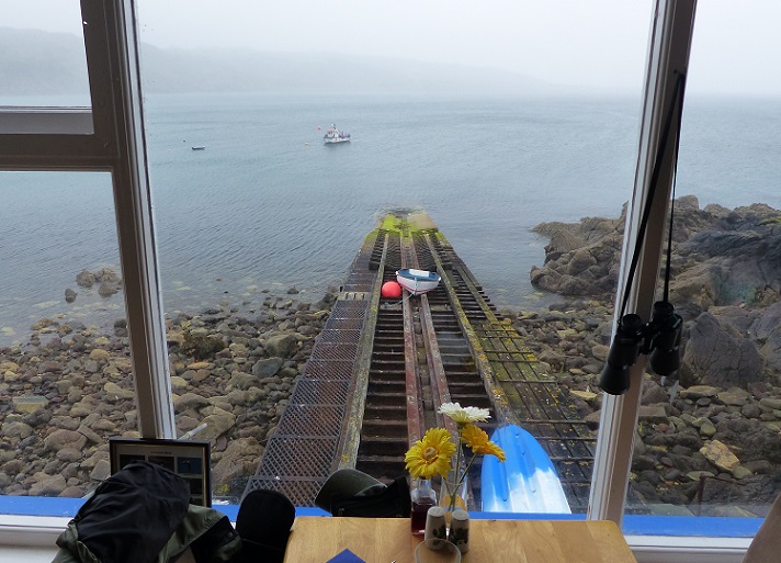 Looking down the former lifeboat ramp at Coverack